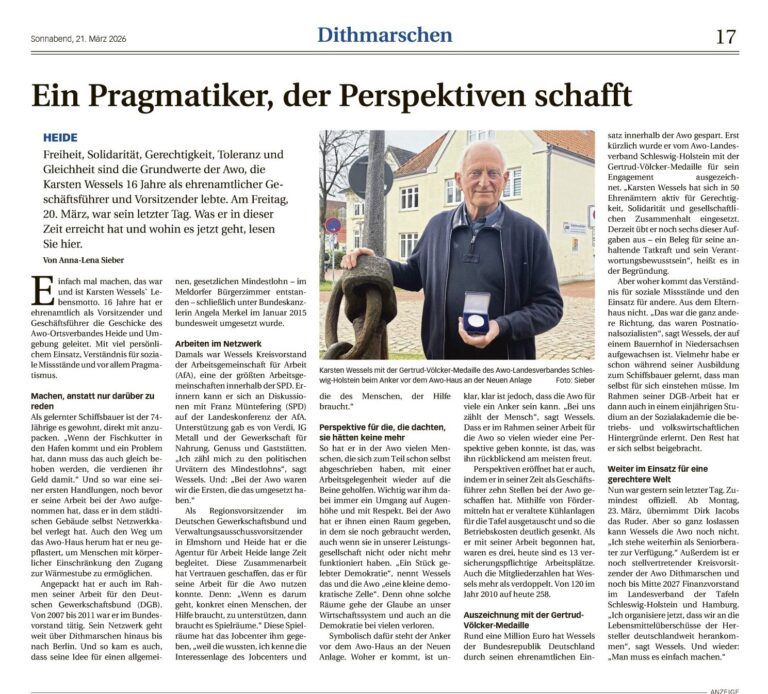 Artikel Karsten Wessels