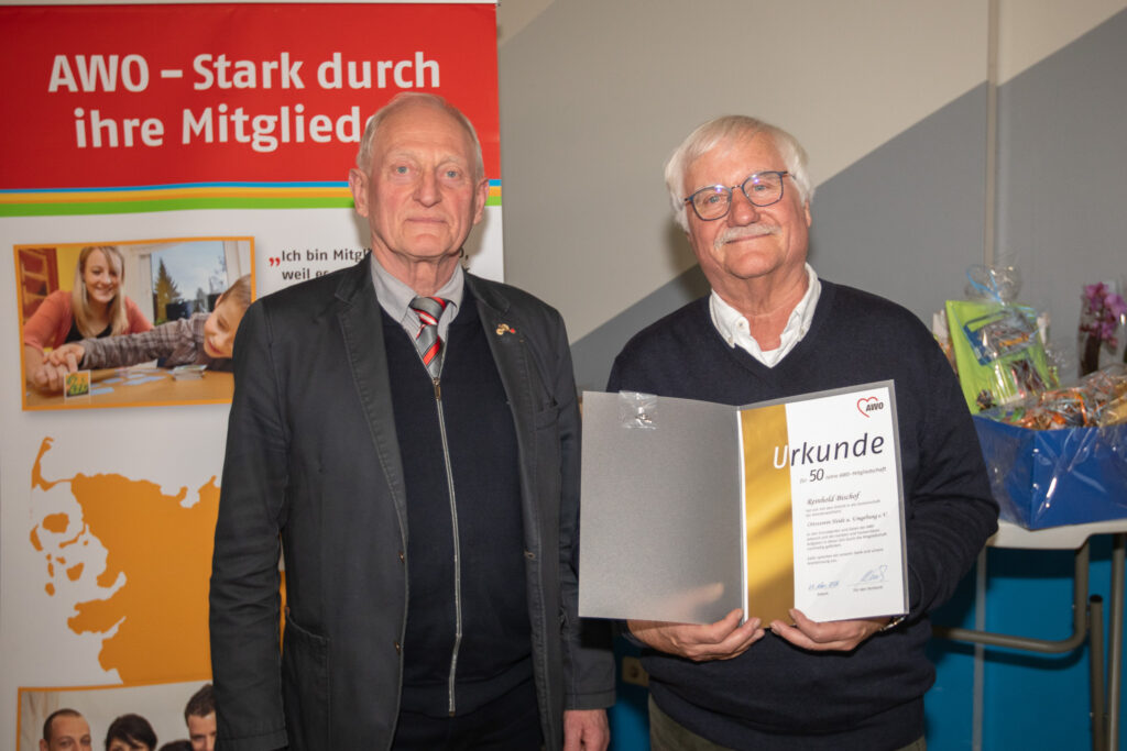 50 Jahre Mitglied in der AWO